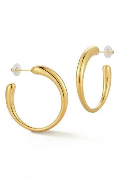 Glaze Jewelry Statement Hoop Earrings In Gold