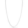 Glaze Jewelry Sterling Silver Mixed Chain Necklace In Metallic