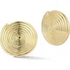 Glaze Jewelry Swirl Stud Earrings In Gold