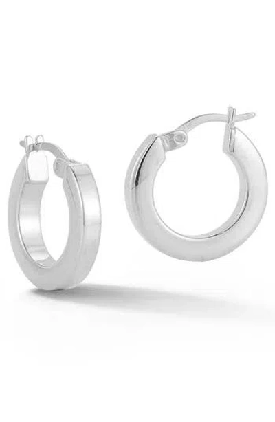 Glaze Jewelry Tube Hoop Earrings In Metallic