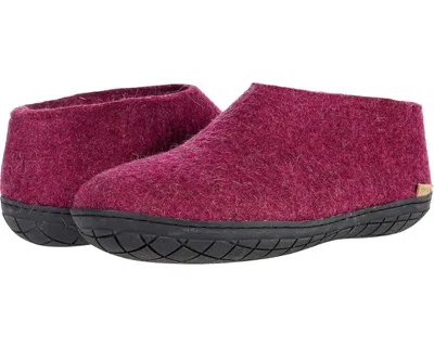 Glerups Ar-07-02 Unisex M5/w6 Purple Wool Felt Slip-on Comfort Shoes Khd732
