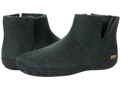 Glerups Wool Boot Rubber Outsole Shoes Forest/black Rubber : Eu 36 (us