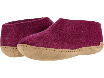 Glerups Wool Shoe Leather Outsole Shoes Cranberry : Eu 49 (us In Red