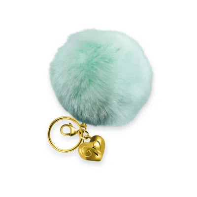 Glimmer Wish Heart Of Gold Charm & Poof - Mint Julep In Green