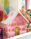 Glitterville 16" Chalet Christmas Decoration, Pink In Pink