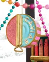 Glitterville Blue And Pink Caviar Display Hanging Decor, 12" In Multi
