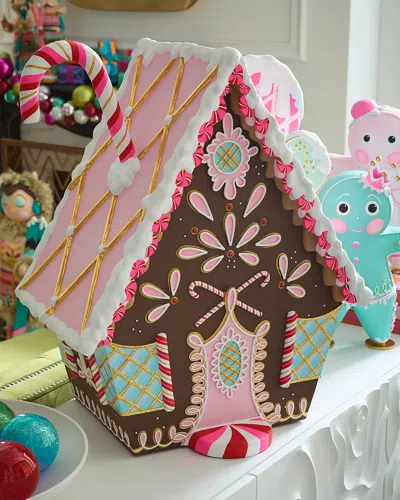 Glitterville Ginger Cottage Christmas Decor In Multi