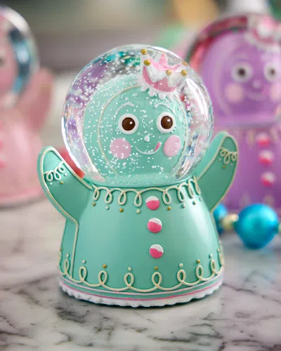 Glitterville Ginger Dough Waterdome, Light Green