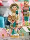 Glitterville Here We Come A Wafflin' Beba Nutcracker Tabletop Figurine In Multi