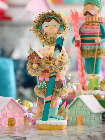 GLITTERVILLE HERE WE COME A WAFFLIN' BEBA NUTCRACKER TABLETOP FIGURINE
