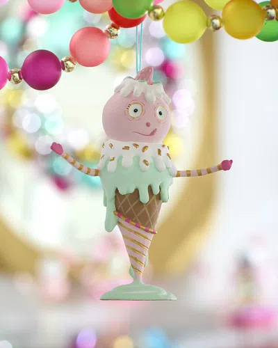 Glitterville Ice Creamy Christmas Ornament
