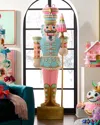 Glitterville Major Macaron 58" Life-size Christmas Display In Multi