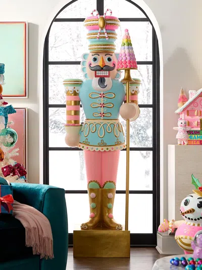 Glitterville Major Macaron Life-size Christmas Display In Blue