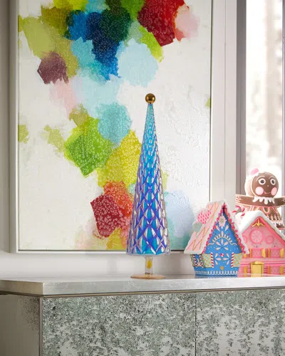 Glitterville Opalescence 25" Glass Tree, Large