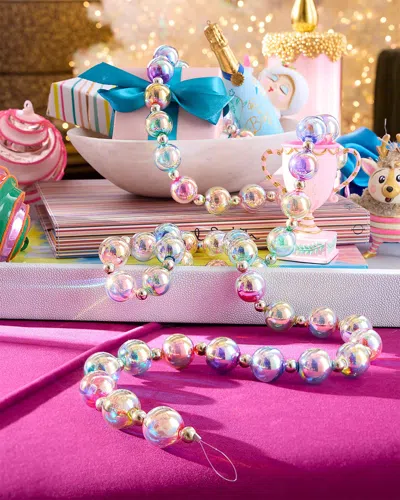 Glitterville Opalescence Essence Glass Garland In Multi