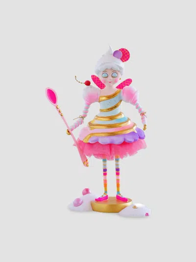 Glitterville Patisserie Lickowish Tabletop Figure In Pink