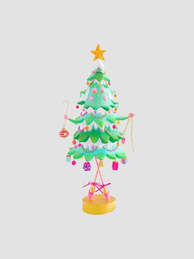 Glitterville Pinesy On Pointe Tabletop Tree Figurine In Multi