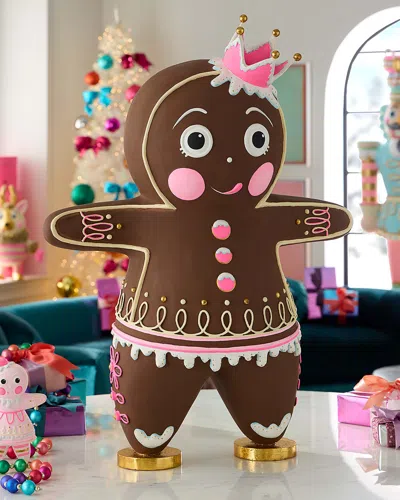 Glitterville The Gingers Tabletop Christmas Decoration, Dough In Brown