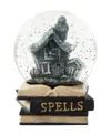 Glitzhome 100mm Halloween Polyresin Haunted House Water Globe In Multi
