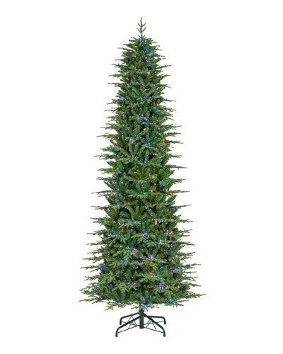 Glitzhome 11ft Pre-lit Slim Fir Christmas Tree In Green