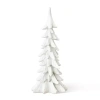 Glitzhome 1.25ft Resin Christmas Tabletop Tree In White