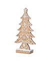 Glitzhome 14.5" Resin Christmas Tree Table Decor In Multi