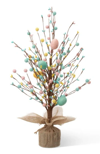Glitzhome 18"h Easter Egg Table Tree Decor In Multi