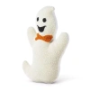 Glitzhome 18"h Halloween Hooked Ghost Shaped Throw Pillow In Multi