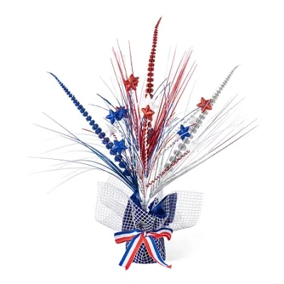Glitzhome 21" Stars And Heather Tabletop Tree In Multi