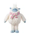 Glitzhome 22" Christmas Fabric Standing Yeti In Multi