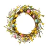 Glitzhome 22"d Easter Egg Wreath In Multi