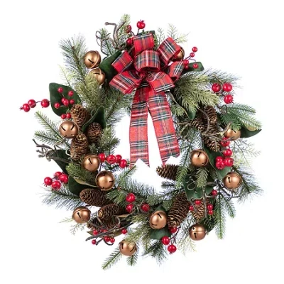 Glitzhome 24"d Christmas Bell In Multi