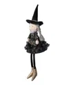 Glitzhome 29"h Halloween Fabric Dressed Witch Sitter In Multi