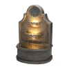 Glitzhome 37.25" 3-tier Polyresin Outdoor Fountain In Gray