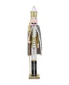 Glitzhome 42" Wooden Christmas King Nutcracker In Multi