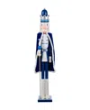 Glitzhome 42" Wooden Christmas King Nutcracker In Multi