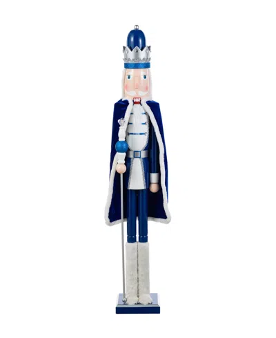 Glitzhome 42" Wooden Christmas King Nutcracker In Multi