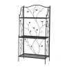 Glitzhome 44.75in Rectangular Planter Stands In Black