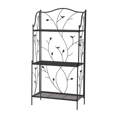 Glitzhome 44.75in Rectangular Planter Stands In Black