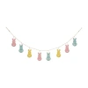 Glitzhome 72"l Easter Metal Bunny Garland In Multi