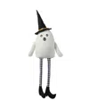 Glitzhome 65.25" Halloween Oversized Lighted Fabric Ghost Shelf Sitter