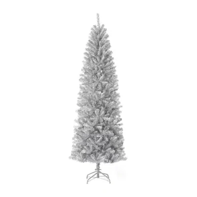 Glitzhome 7 1/2 Foot Christmas Tree In Silver