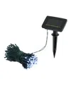 Glitzhome 72' Solar String Light With 200 Led Lights In Black