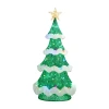 Glitzhome 75"h Lighted 3d Mesh Christmas Tree Christmas Tabletop Decor In Multi