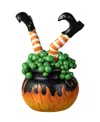 Glitzhome 8.75''h Halloween Polyresin Witches With Cauldron Table Decor In Multi