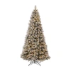 Glitzhome 9 Foot Pre-lit Pine Christmas Tree In Green