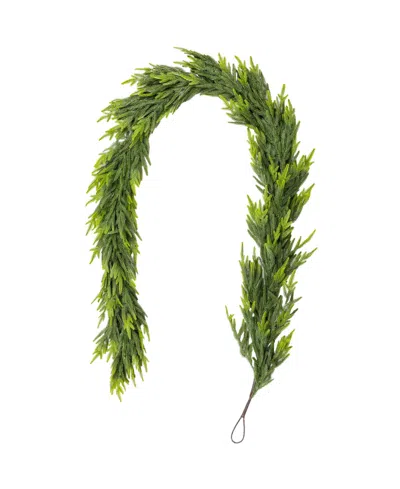 Glitzhome 9 Ft Polyethylene Christmas Dripping Garland In Multi