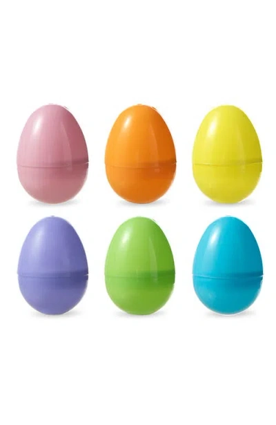 Glitzhome 90pk 2.25"h Easter Plastic Fillable Eggs In Multi
