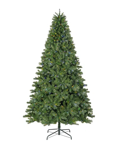 Glitzhome 9ft Pre-lit Full Fir Christmas Tree In Green