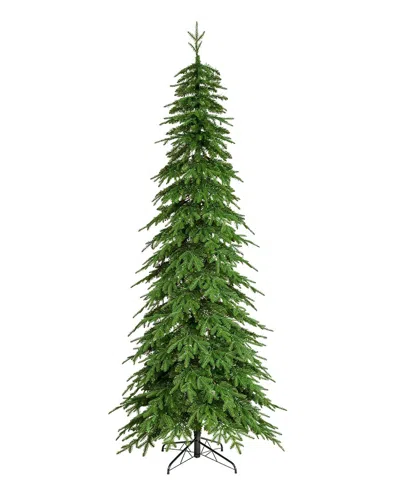 Glitzhome 9ft Pre-lit Pencil Spruce Tree In Green